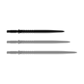 Bulls Convertible Point Ringed Grip Black - Dartspitzen