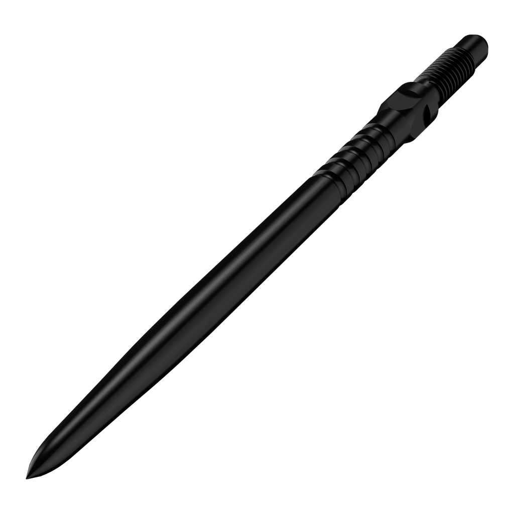 Bulls Convertible Point Ringed Grip Black - Dartspitzen