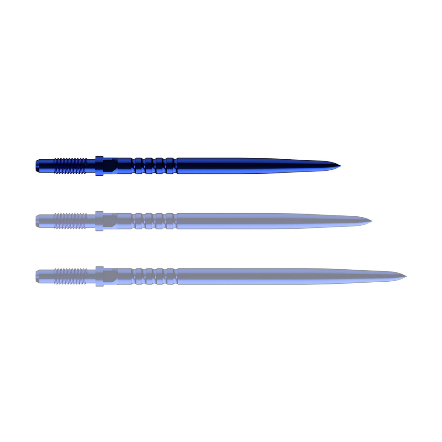 Bull’s Convertible Point Ringed Grip Blue - Dartspitzen
