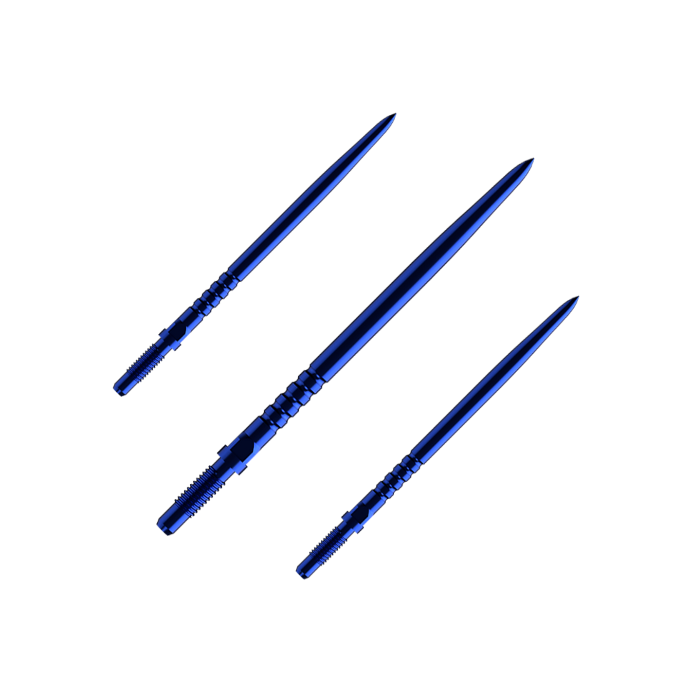 Bull’s Convertible Point Ringed Grip Blue - Dartspitzen
