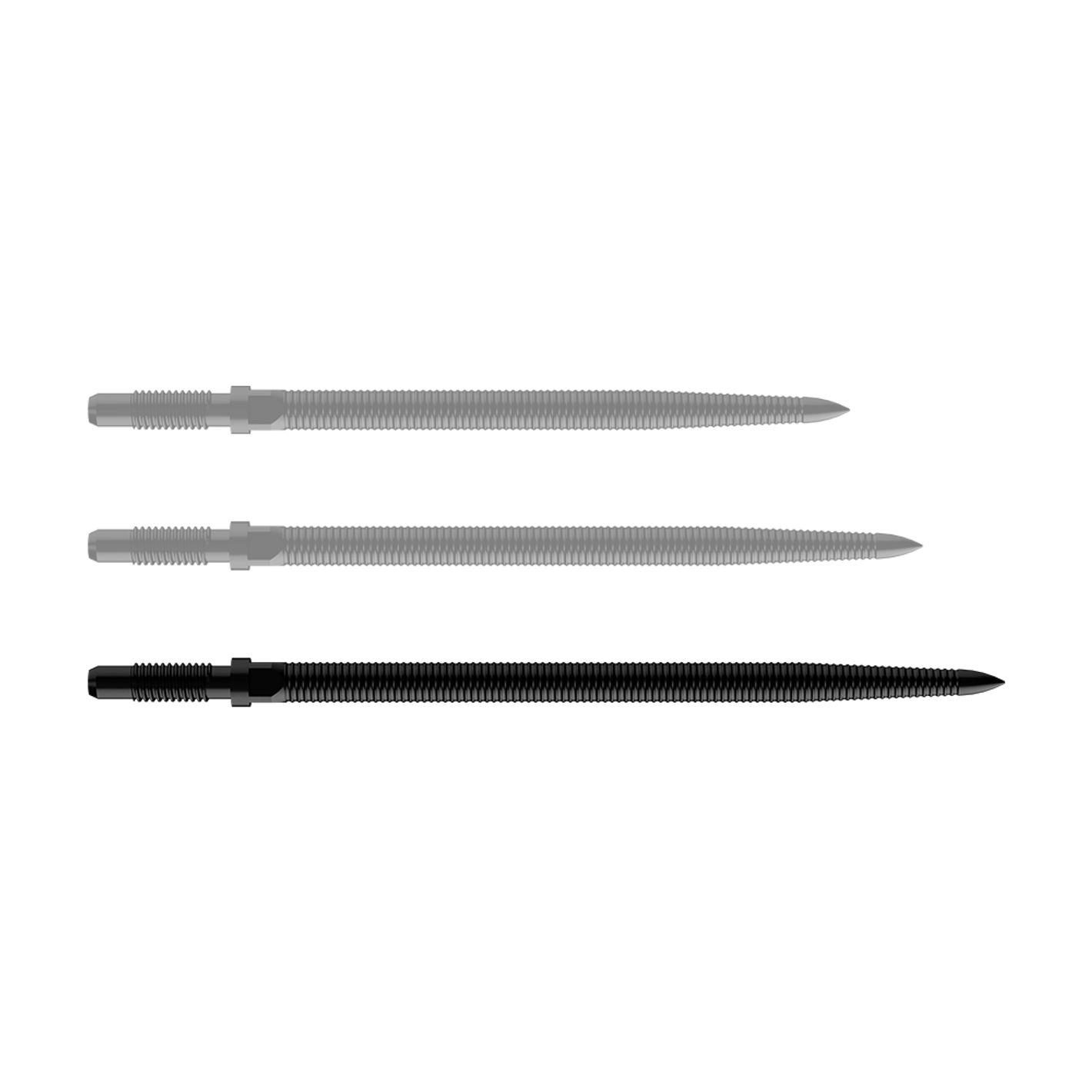 Bull’s Convertible Point Micro Grip Black - Dartspitzen