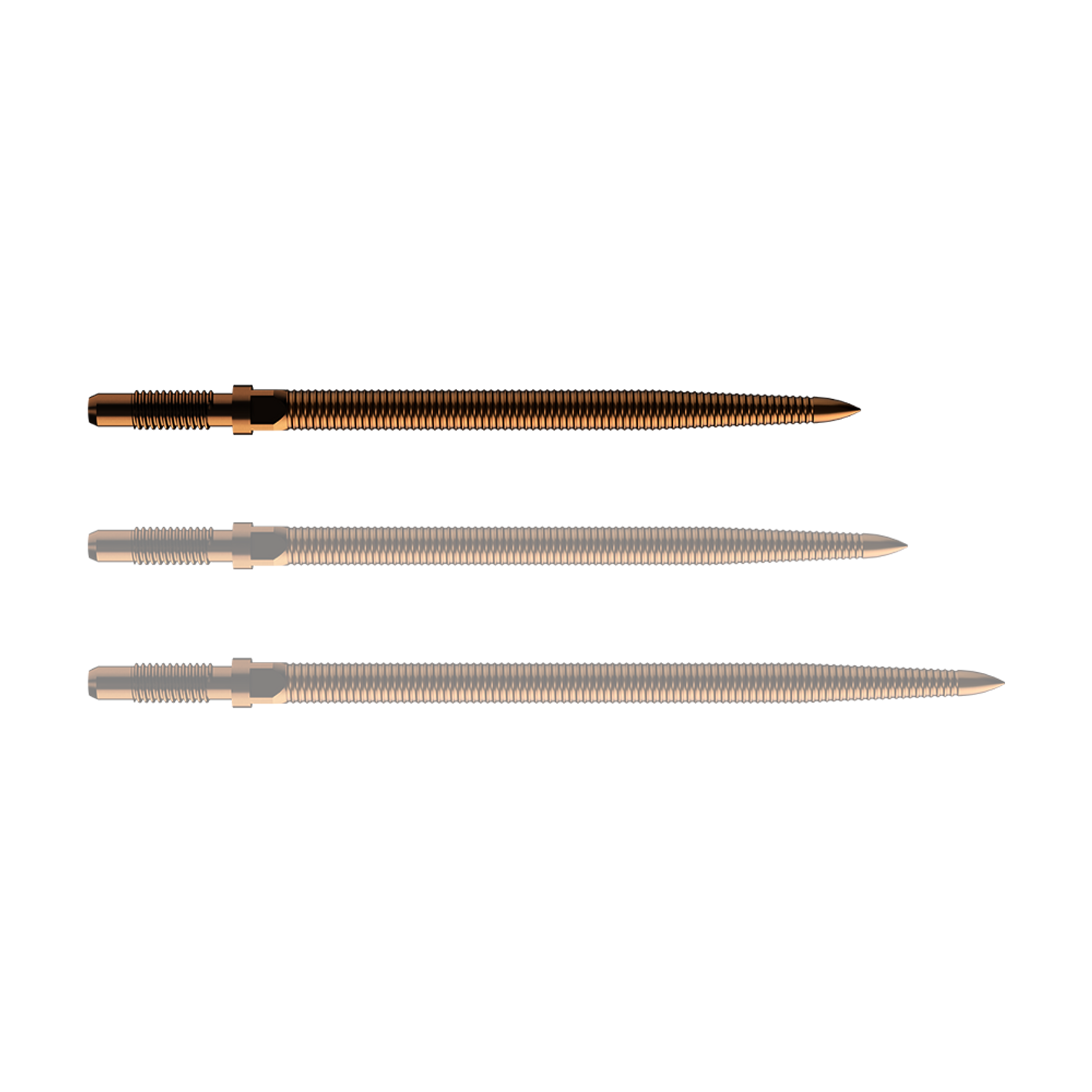 Bull’s Convertible Point Micro Grip Bronze - Dartspitzen