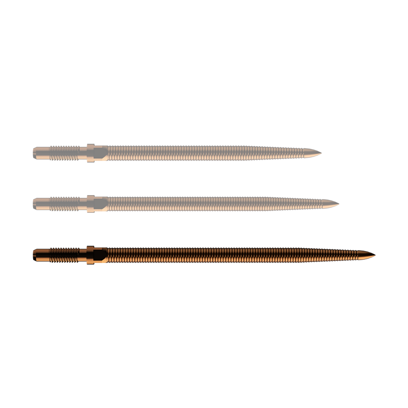Bull’s Convertible Point Micro Grip Bronze - Dartspitzen