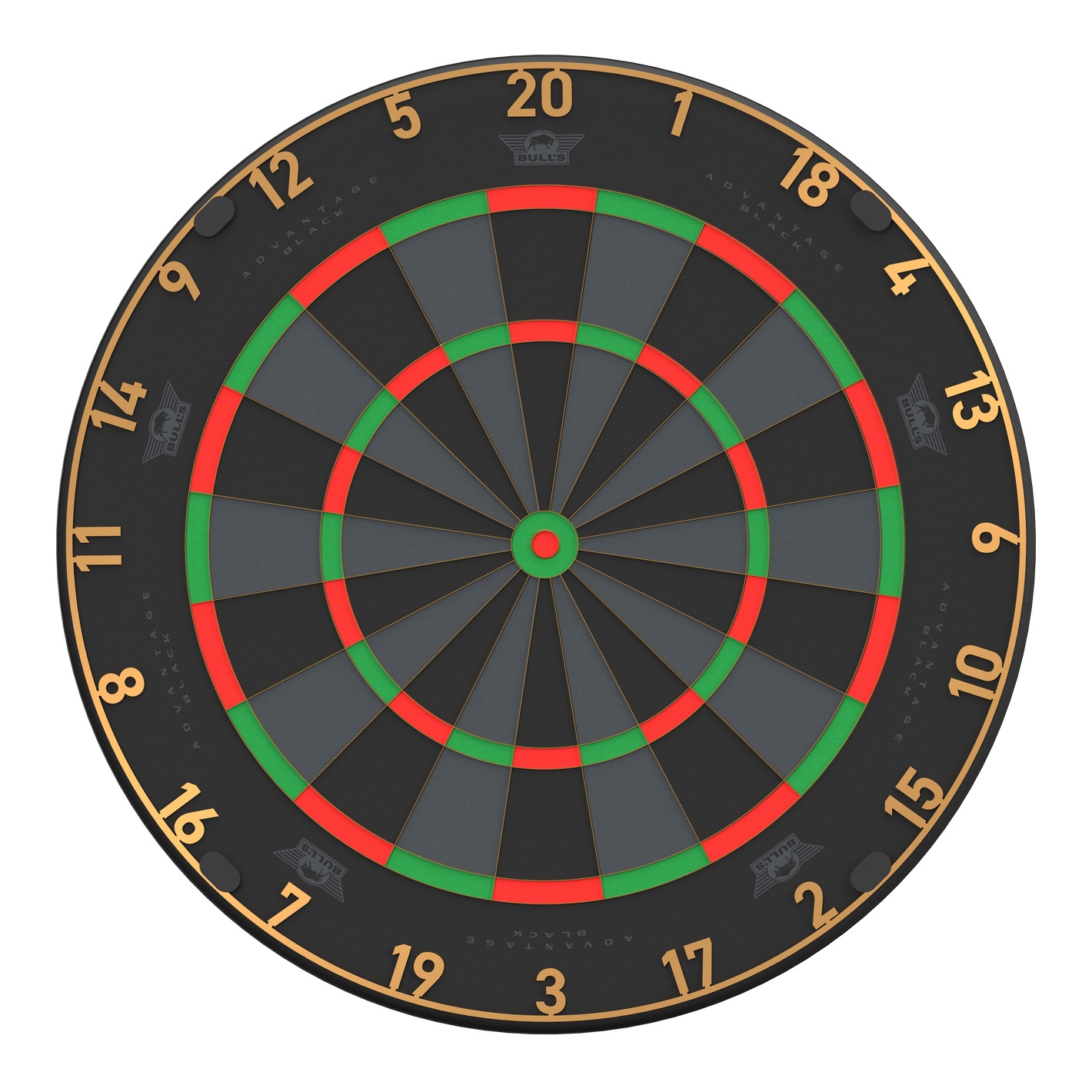 Bull's Advantage Black Steeldartboard